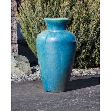Oil Jar FNT3385 Ceramic Vase Complete Fountain Kit Vase Fountain Blue Thumb
